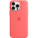 Apple Silicone Case iPhone 15 Pro Max (Guava) HQ