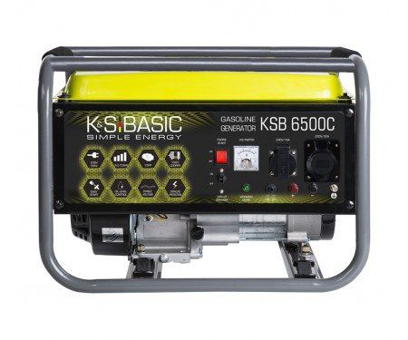 Бензиновий генератор K&S BASIC KSB 6500C