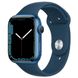 Apple Watch Series 7 45mm GPS Blue Aluminum Case With Blue Sport Band (MKN83-A)