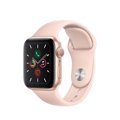 Apple Watch  Series 5 44mm Gold GPS Aluminium Case with Pink Sand Sport Band (MWVE2) Б/У