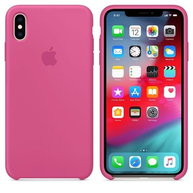 Чехол Silicone Case для iPhone XS Max (Dragon Fruit)