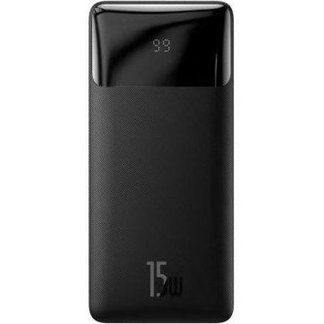 Зовнішній акумулятор (павербанк) Baseus Bipow Digital Display Powerbank 15W 30000mAh Black (PPDML-K01)