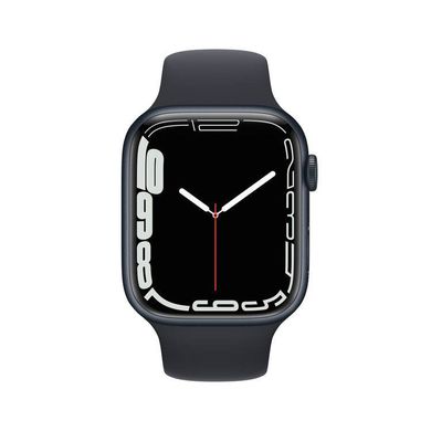Apple Watch Series 7 45mm GPS Midnight Aluminum Case With Midnight Sport Band (MKN53)