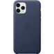 Apple iPhone 11 Pro Leather Case Midnight Blue (MWYG2)