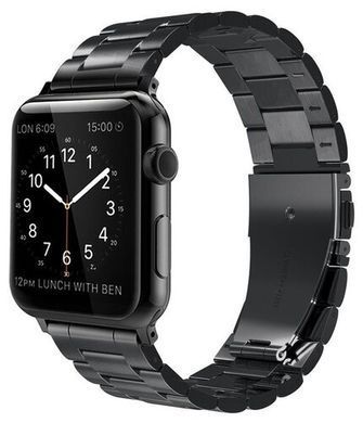 Ремінець Apple Watch 42 mm Stainless Steel 1:1 Stainless Steel  Black