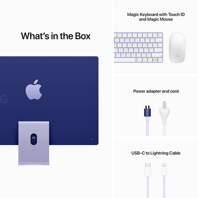 Apple iMac M1 24" 4.5K 512GB 8GPU Purple (Z131) 2021