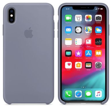 Чoхол Silicone Case для iPhone XS Max (Lavender Gray)