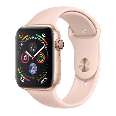 Б/У Apple Watch Series 4 40mm Gold Aluminum Case with Pink Sand Sport Band (MU682)