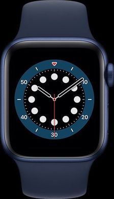 Apple Watch Series 6 44mm Blue Aluminum Case with Deep Navy Sport Band (M00J3) Б/У