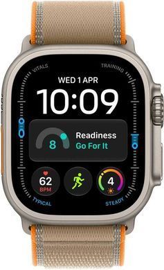 Смарт-годинник Apple Watch Ultra 4 Natural Titanium Case with Sand Trail Loop - M/L (MJAQ4)