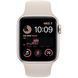Apple Watch SE 2 GPS, 40mm Starlight Aluminum Case with Starlight Sport Band (MNJP3)