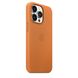 iPhone 13 Pro Leather Case with MagSafe - Golden Brown (MM193)