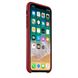 iPhone X Leather Case - (PRODUCT)RED