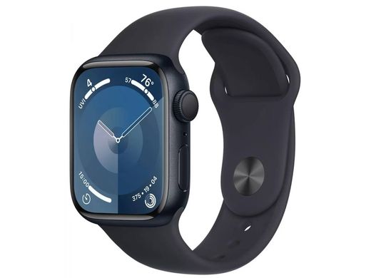 Apple Watch 9 GPS 45mm Midnight / Midnight S. Band - M/L (MR9A3)