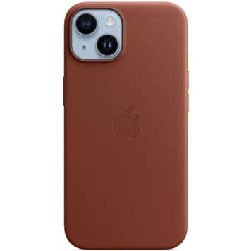 Apple Leather Case for iPhone 14 (Umber) HQ