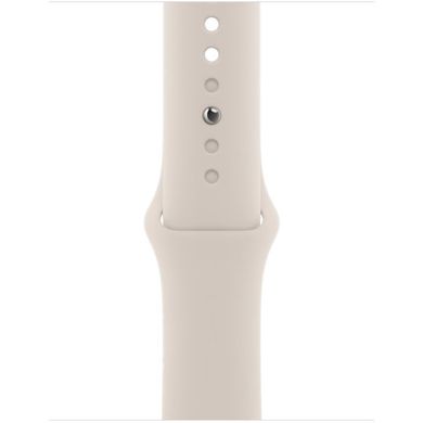 Apple Watch SE 2 GPS, 44mm Starlight Aluminum Case with Starlight Sport Band (MNJX3)