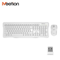 Набор Combo MeeTion 2in1 Keyboard/Mouse Wireless 2.4G (White)