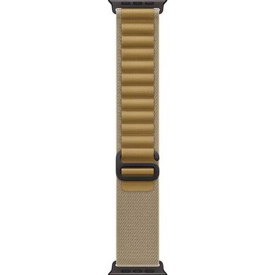 Apple Watch Ultra 2 49mm Black Titanium Case with Tan Alpine Loop (Small) 2024