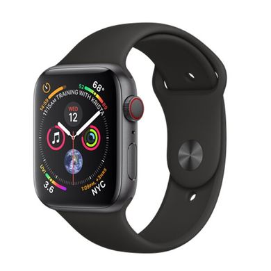 Б/В Apple Watch Series 4 40mm GPS+LTE Space Gray Aluminum Case with Black Sport Band (MTUG2)