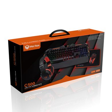 Набор Gaming Combo 4in1 Mouse/MousePad/Keyboard/Headset Meetion (MT-C500)