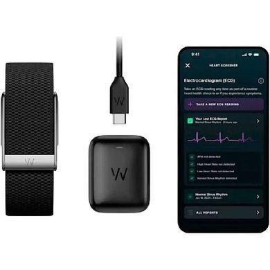 Фітнес-браслет WHOOP MG Life Obsidian/Titanium 12-Month Membership (973-002-000,970-003-000)