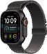 Смарт-годинник Apple Watch Ultra 4 Black Titanium Case with Black Titanium Milanese Loop - Medium (MJAV4)