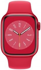 Apple Watch Series 8 41mm PRODUCT(RED) Aluminum Case with Red Sport Band (MNP7)