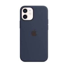 Apple iPhone 12 mini Silicone Case with MagSafe - Deep Navy (MHKU3)