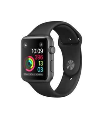 Apple Watch Series 2 42mm Space Gray Aluminum Case with Black Sport Band (MP062)