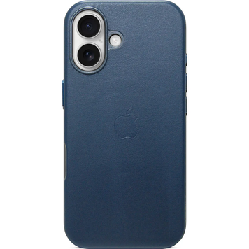 Apple Leather Case for iPhone 16 (Green) HQ