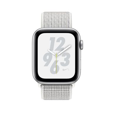 Apple Watch NIKE+ GPS 40 mm Silver Aluminum Case with Summit White Nike Sport Loop (MU7F2)