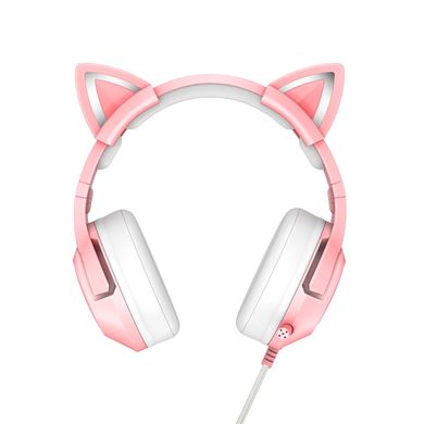 Наушники ONIKUMA Gaming CAT with LED K9 7.1 (Pink)