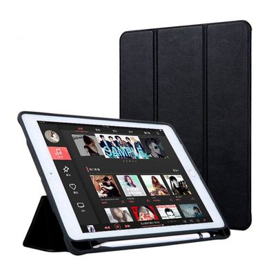 Чехол Comma "Leather Case With Pen Holder Series" iPad 10.2  (Black)