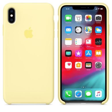 Чехол Silicone Case для iPhone XS Max (Mellow Yellow)