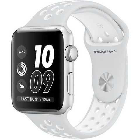 Apple Watch Series 2 Nike+ 38mm Silver Pure Platinum/White Nike ...