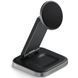 Безпровідна зарядка Satechi 3-in-1 Foldable Qi2 Wireless Charging Stand Space Gray (ST-Q31FM-EA)