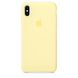 Чехол Silicone Case для iPhone XS Max (Mellow Yellow)